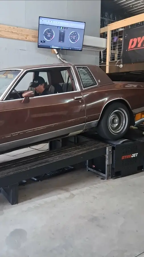 Controlled dyno testing — Vehicle setup and repeatable load testing on the Dynojet.