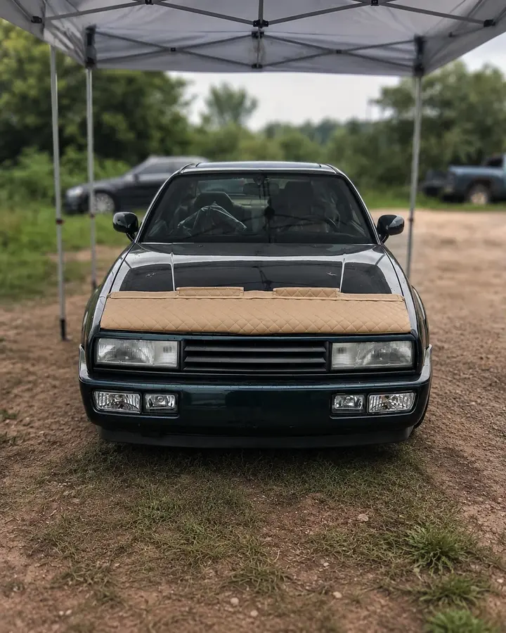 Volkswagen project platform — Older Volkswagen chassis prepared for performance work.