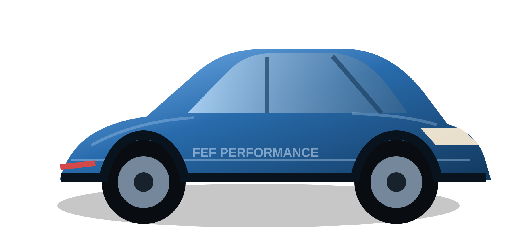Performance vehicle illustration