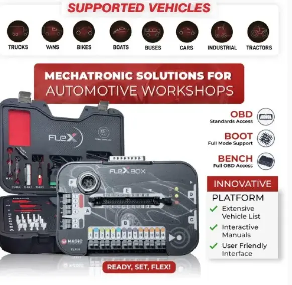 Magic Motorsport FLEX and FlexBox professional ECU and TCU programming equipment
