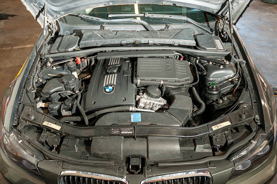 Twin turbo engine bay representative forced induction image