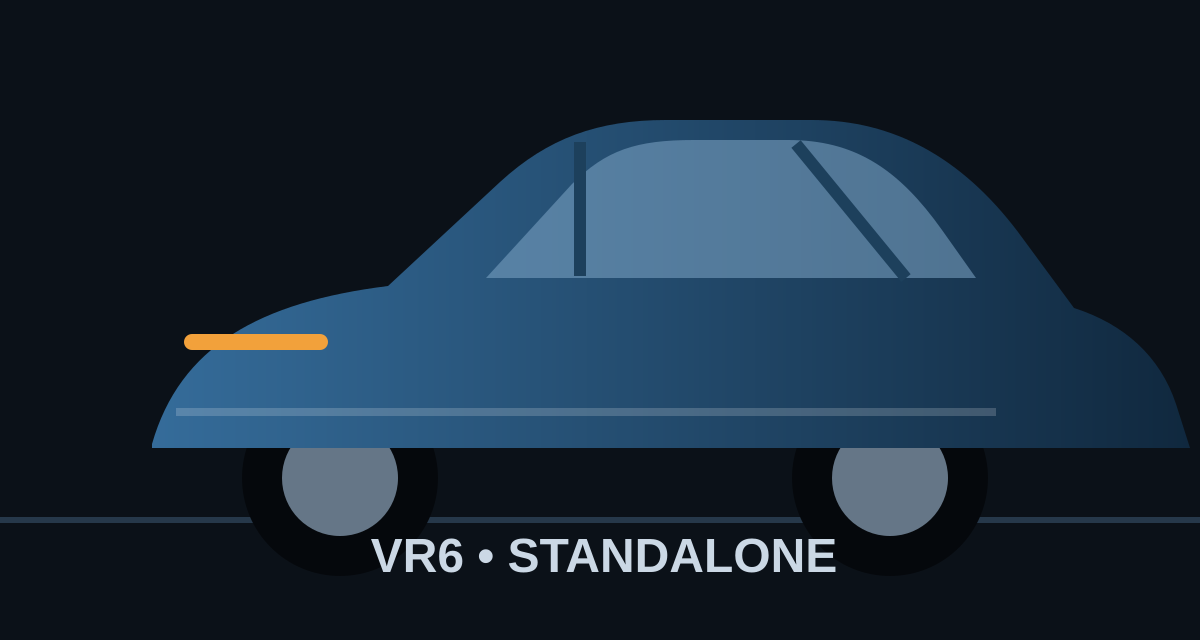 Volkswagen VR6 standalone project illustration
